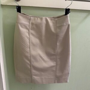 White House Black Market Tan Pencil Skirt